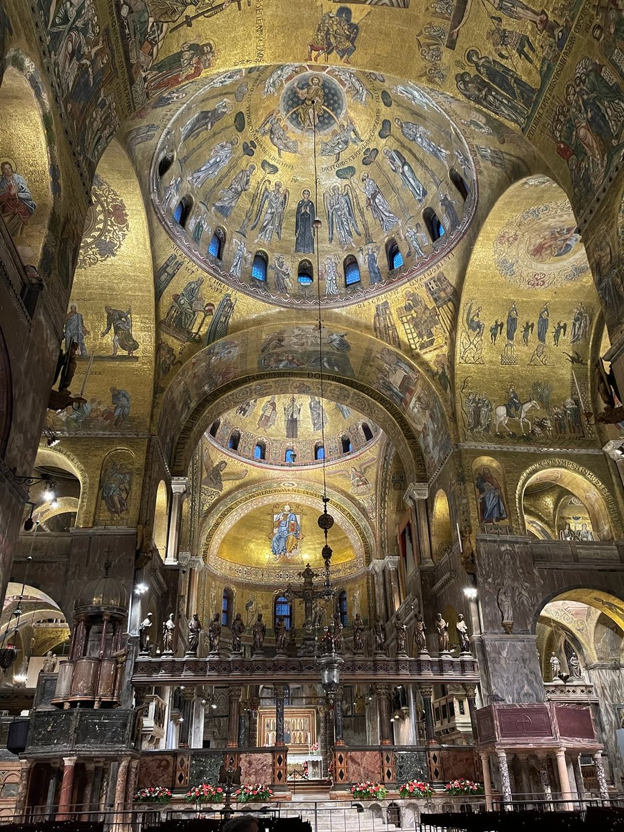 Interior gold mosaics of the Basilica di San Marco, Venice